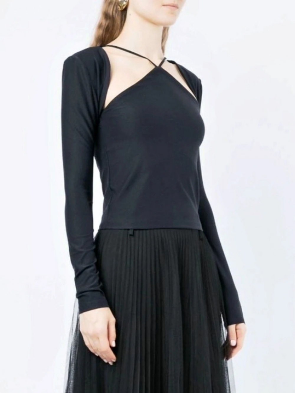 Rokh Cut-out Detail Top